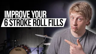 3 Ways To Improve Your 6 Stroke Roll Fills | Free Drum Lesson