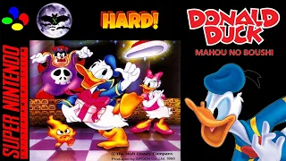 Donald Duck no Mahou no Boushi прохождение [ Hard ] | Игра (SNES, 16 bit) 1995 Стрим RUS