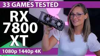 AMD Radeon RX 7800 XT Review - 33 Games, 1080p, 1440p & 4K Tested