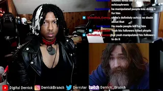 Derrick Branch Reacts to Charles Manson [Serial Killer]