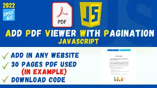 Add pdf viewer to any website easily Full guide 2022 [ Super Simple ]