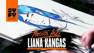 Learn How To Draw The Morrigan By Liana Kangas (Artists Alley) | SYFY WIRE