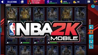 NBA 2K MOBILE - Goat Theme Pack Opening😱
