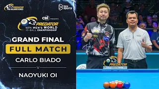 FULL MATCH | Carlo Biado - Naoyuki Oi | WPA World Championship Men's 10-Ball 2024 | CHUNG KẾT