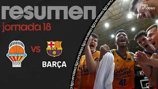 Valencia Basket - Barça (86-76) RESUMEN | Liga Endesa 2021-22