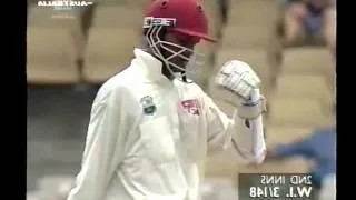 right handed Shivnarine Chanderpaul 70 vs Australia 2nd test 1996/97 SCG