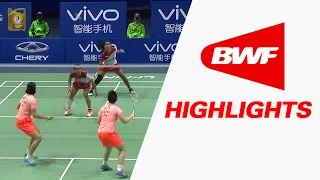 VIVO BWF Sudirman Cup 2015 | Badminton SF - China vs Indonesia - Highlights