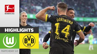 Füllkrug's Goal Can't Seal The Win | Wolfsburg - Dortmund 1-1 | Highlights | MD 22 – BuLi 23/24