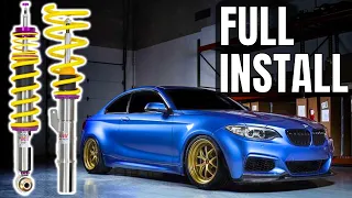 Transform your F30 or F22 BMW  with an Epic Coilover Install