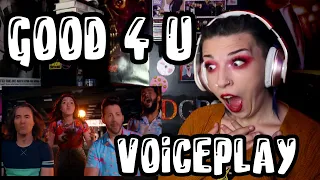 REACTION | VOICEPLAY "GOOD 4 U" (OLIVIA RODRIGO COVER) ft. ADRIANA ARELLANO