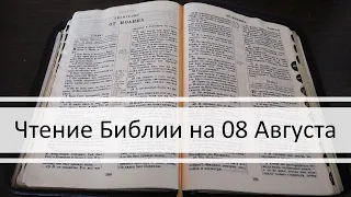 Чтение Библии на 08 Августа: Псалом 38, 1 Послание Тимофея 2, Книга Пророка Исаии 29, 30