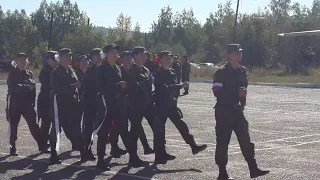 Смотр строя и песни "полюбила я танкиста"