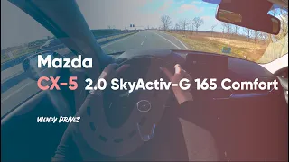 2022 Mazda CX-5 2.0 SkyActiv-G Comfort 165HP (121kW) POV test drive, virtual test drive, car review