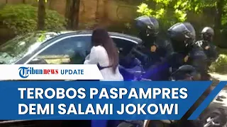 Viral Video Wanita di Bali Tiba-tiba Terobos Paspampres, Nekat Ulurkan Tangan Demi Salami Jokowi