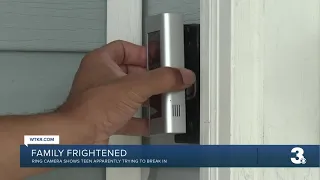 Ring camera shows teen apparently trying to break into home