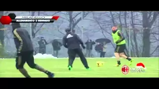 Milanello Allenamento 02-01-2014 Part 1