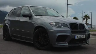 BMW X5 e70 35d full straight pipe exhaust sound