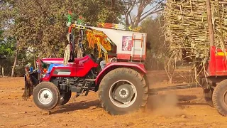 #Mahindra 605 Di Arjun novo heavy load sugar cane#💪💪💪🔥🔥🔥👍
