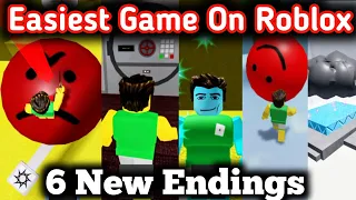 Easiest Game On Roblox 6 New Endings Full Walkthrough | New Update