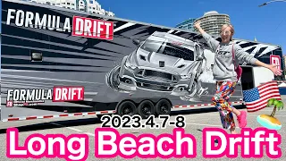 【FDLB】今年がラスト開催！？大迫力のフォーミュラDを現地で生観戦！/Formula Drift Long Beach【KISA Tube】vol.103