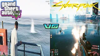 #6: Cyberpunk 2077 vs GTA 5 Физика воды