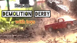 1/64 scale cars 80's Police chase & Crashes Compilation 1000 fps || Demolition Derby || Toy Crashes