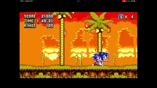 Sonic 3 air bölüm 1 Angel island zone