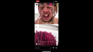 6ix9ine and Trippie Redd full fight on Instagram live