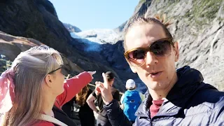 She saw Franz Josef Glacier disappearing! - New Zealand South Island Road Trip vlog