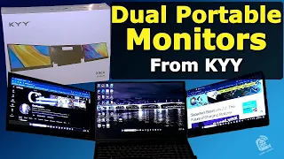 Turn Your Laptop Monitor into 3 with the KYY 90A Dual Monitor