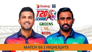 SLC Reds vs SLC Greens Match 05 Highlights | SLC Invitational T20 League