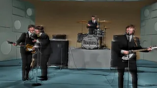 The Beatles - Help! (live Ed Sullivan)  [colorized, static, non-overlayed version in description]