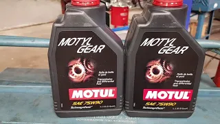 #61- UNO FIRE - MOTUL MOTYL GEAR - 75W90 - TRANSMISSÃO - SUBSTITUIÇÃO - 119.595KM - 16/03/2018