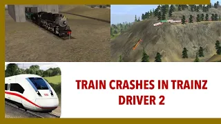 | TRAINZ DRIVER 2 | TRAIN CRASHES TRAINZ DRIVER 2