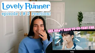 🌟Starting a New Kdrama! Lovely Runner Episode 1 and 2 Reaction! 🏃‍♀️💖