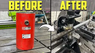 Make a Follow Rest From Scratch | Lion Lathe Restoration