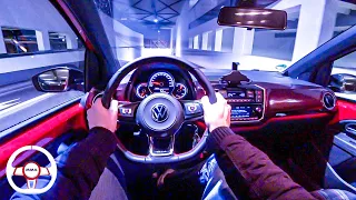 2021 VW up! GTI (115HP) NIGHT POV DRIVE Onboard (60FPS)