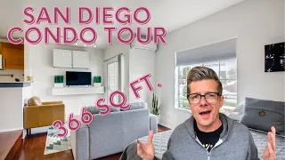 San Diego Condo Tour 366 Sq Feet