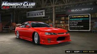 Midnight Club Los Angeles | CAREER | Nissan 240SX | First Tuning! (PS3 1080p)