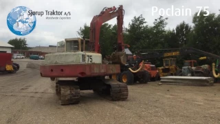 Sjørup Traktor - Poclain 75 crawler excavator