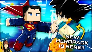 GOKU VS SUPERMAN IS NOW HERE!?! | Minecraft [Fisk's SuperHero Mod]