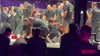 Reinier De Ridder STRETCHERED after getting KO’d by Anatoly Malykhin | ONE Championship