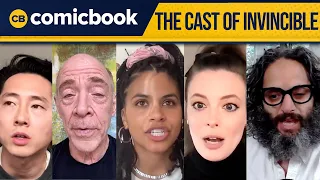 Amazon Prime Video's Invincible Cast Interview | J.K. Simmons, Steven Yeun and more.