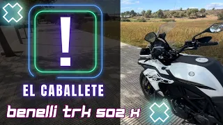 mucho cuidado caballete Benelli trk