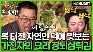 [자연인 하이라이트] 401 한 걸음에 산삼, 또 한 걸음에 표고버섯..!! 복 터진 자연인 덕에 호강하는 윤택