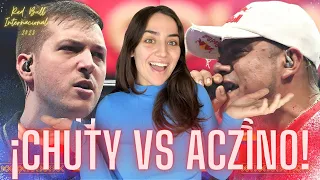 Reaccionando a ¡CHUTY VS ACZINO! - Cuartos - Red Bull Final Internacional 2023 - Colombia