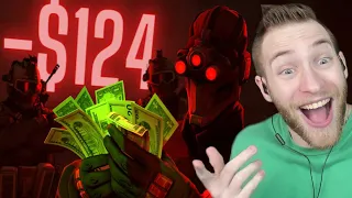 HE KEEPS OPENING CANS!!! Reacting to "robbing $124 from a free to play game" by TheRussianBadger