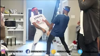 AR'MON AND TREY SPLIT UP IN FRONT OF COMPANY PRANK!!!! (EXTREMELY FUNNY)