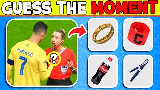 Player vs Referee 🤓⚽️ Guess Funny Moment of Football Player with Referees | Ronaldo | Football Quiz