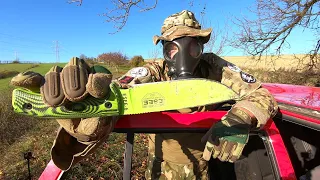 ESEE 6 - 3D - KNIFE DESTRUCTION TEST - UNTIL IT BREAKS - 1095 CARBON STEEL - VENOM GREEN -G10 HANDLE